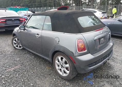 2010 Mini Cooper S из США, поврежденный, VIN WMWMS3C5XATZ85411
